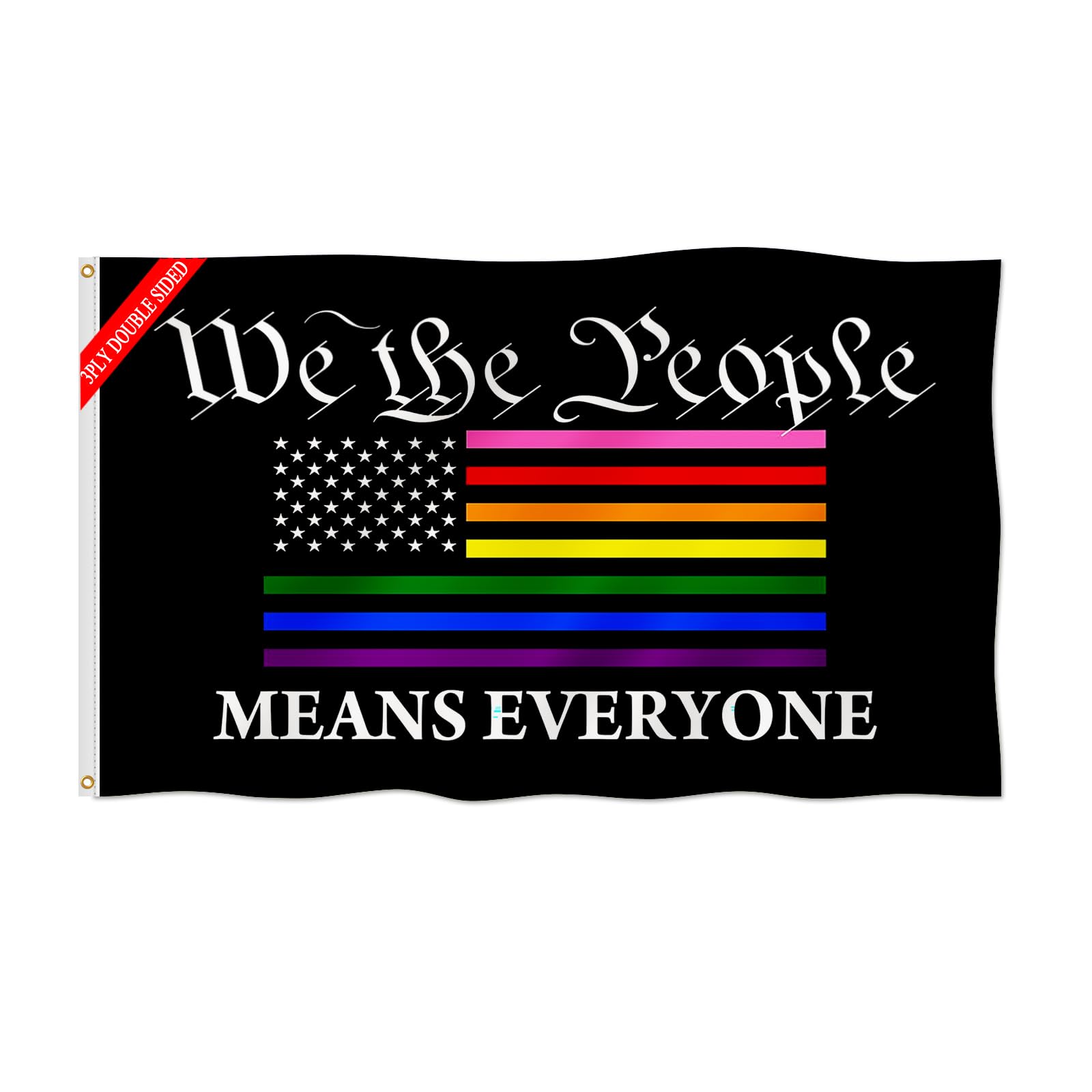 Amazon.com : Double Sided We The People Means Everyone American