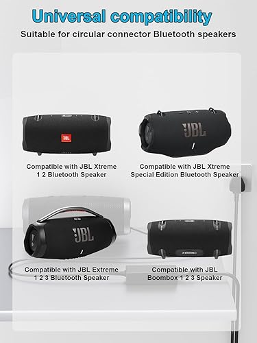 Miniatura 3 de Cargador de 19 V y 20 V compatible con JBL Xtreme 1,2 JBL Extreme 1,2,3 JBL Boombox 1,2,3 Bluetooth de repuesto para altavoz Bluetooth Cable de