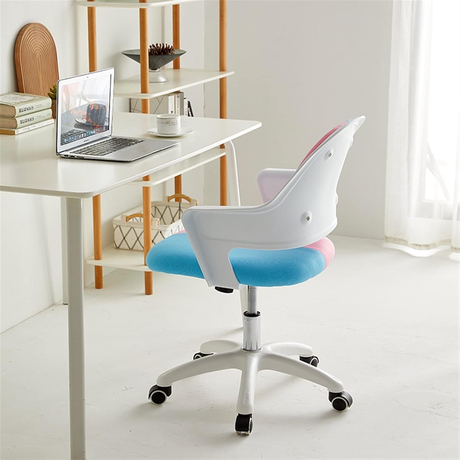 HENSHU(ヘンシュです) パソコンチェア コンピューターの椅子ホーム快適な長い座っているオフィスチェアの背もたれの座席シンプルな HENSHU(ヘンシュです) パソコンチェア 背もたれのシンプルな食事のスツールメイク椅子の机