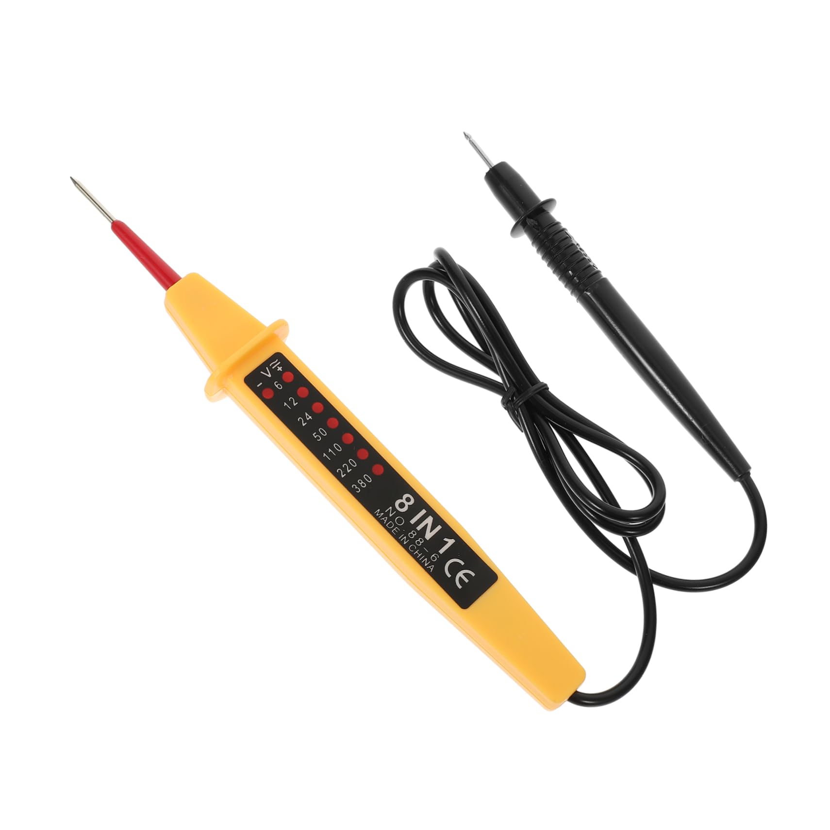 PartyKindom 5pièces Testeur De Tension Automatique Détecteur De Voltage Électrique Multifonction Pour Véhicules Outil Pratique De Diagnostic