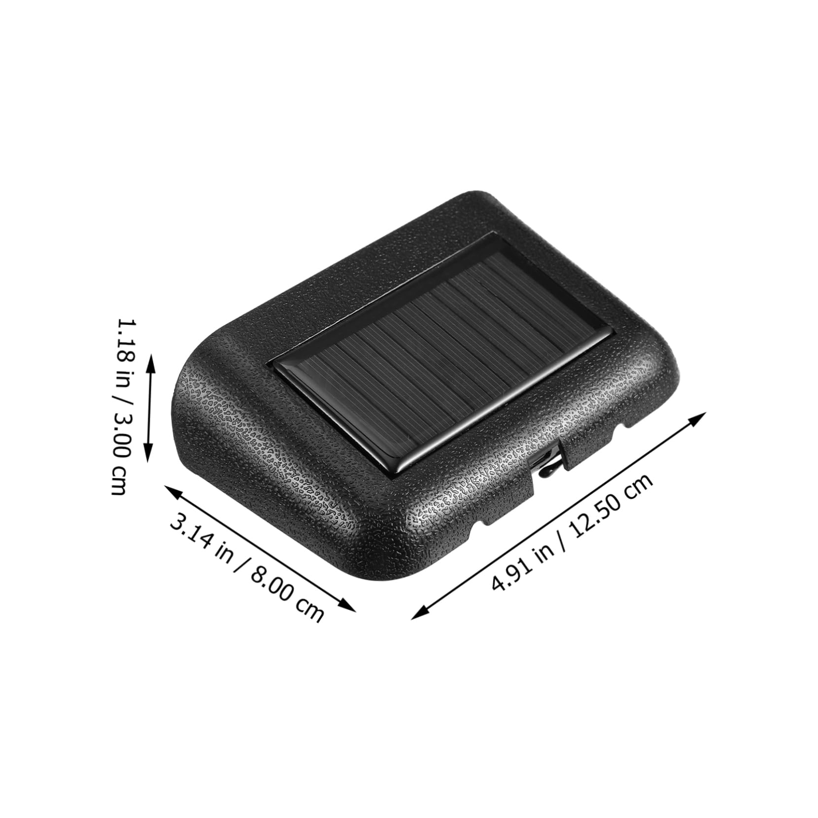 ULTECHNOVO 3piezas Reloj Solar De Coche Sensor De Vibración y Pantalla Led Digital Temporizador Electrónico De Alta Precisión Carga Solar Para Uso Vehículos y Escritorios Fecha y