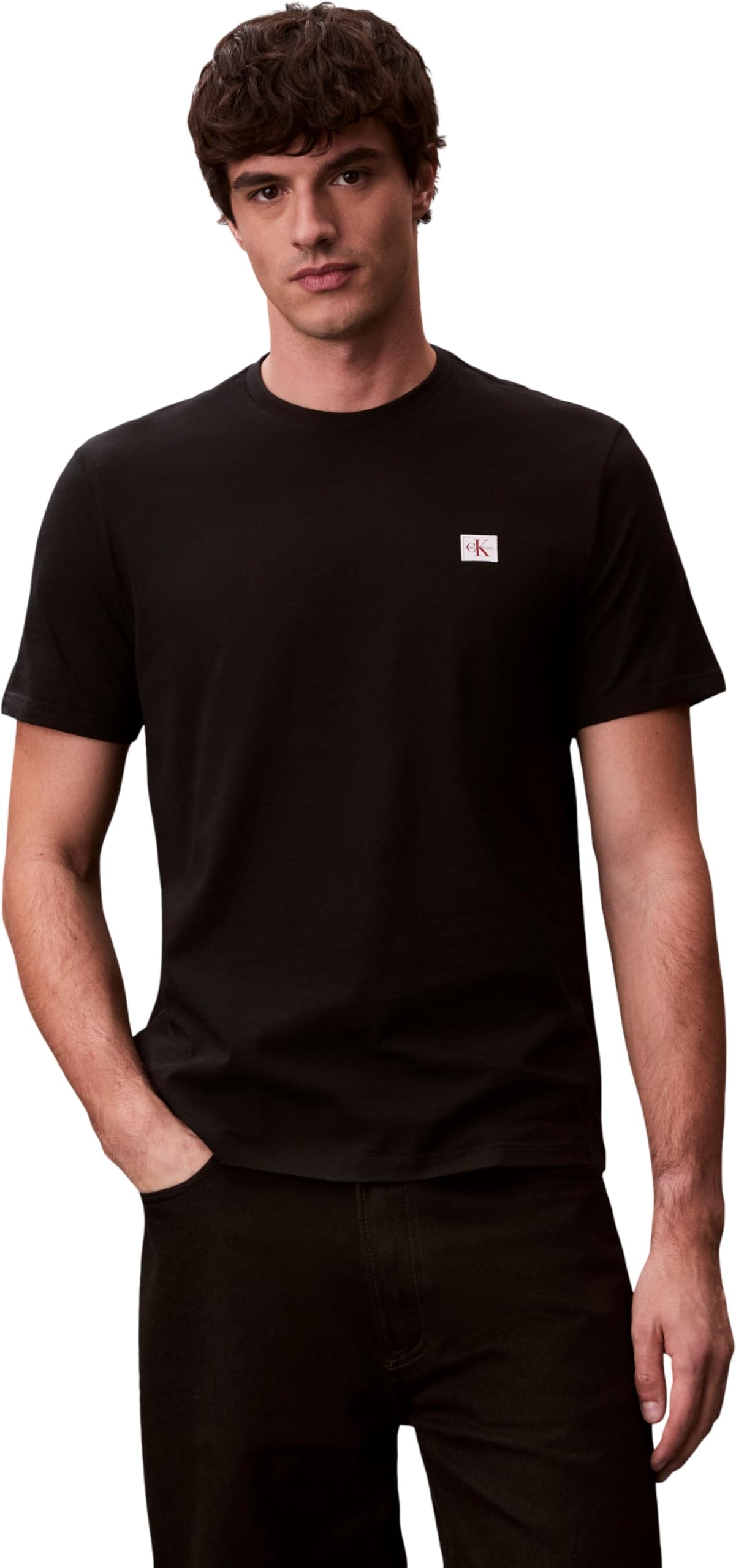 Calvin Klein SS Badge tee 2pk Lv04rd248g Camisetas Hombre