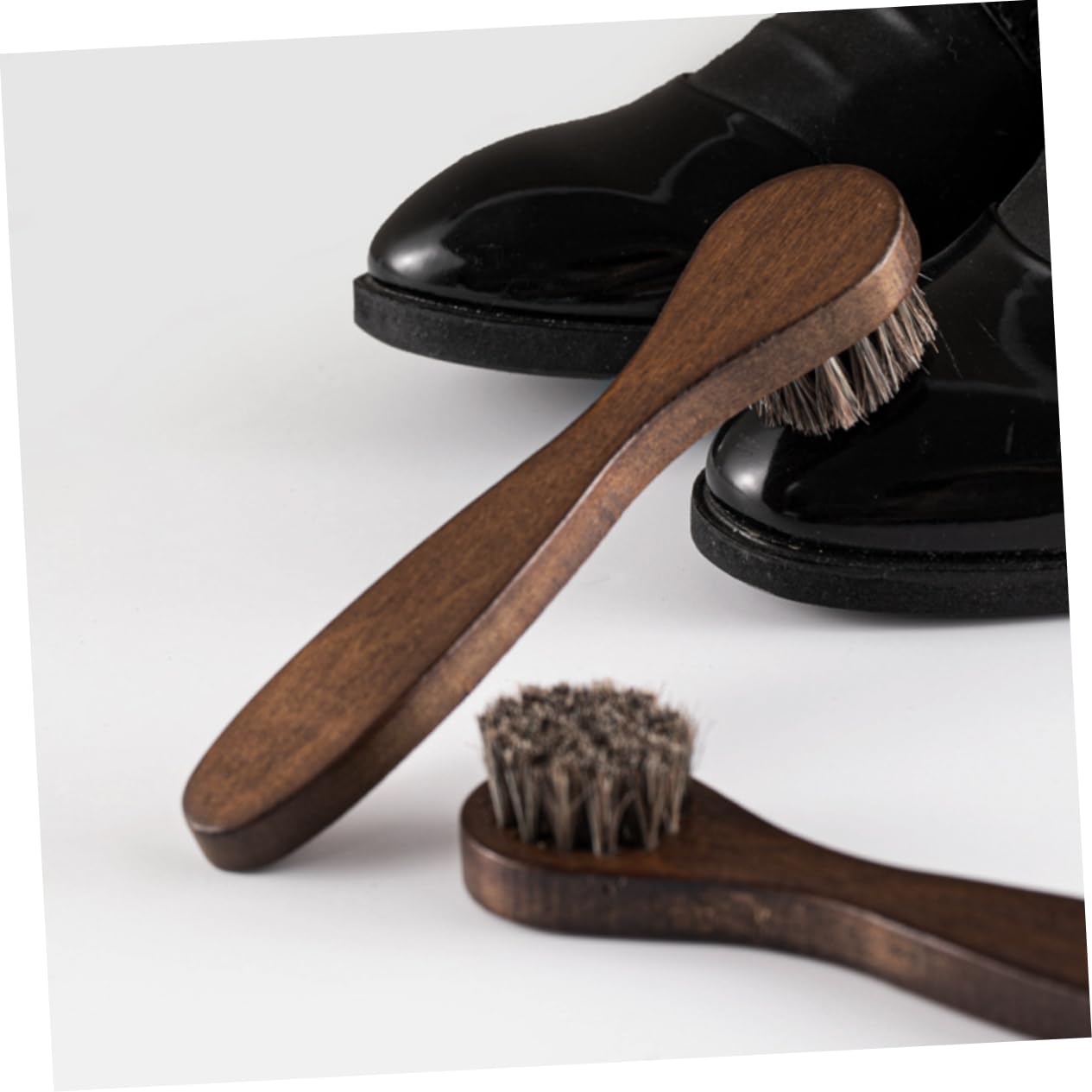10stücke Teiliges Schuhputzset Polierbürste Für Wildlederschuhe Ergonomische Holzgriff-reinigungsbürsten Mit Weichen Borsten Effektive Pflege Für Glänzende Schuhe Für