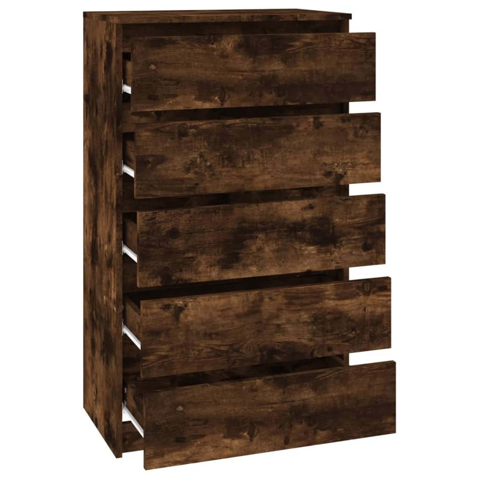 ShGaxin Komoda ze sklejki dębowej 60 x 36 x 103 cm, komoda i komody sypialnia, komoda wewnątrz meble, szafki sypialnia komoda