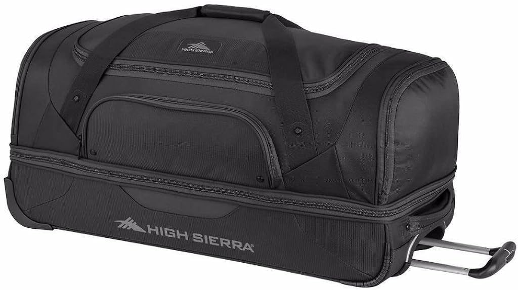High Sierra 30" DropBottom Wheeled Rolling Duffel Bag