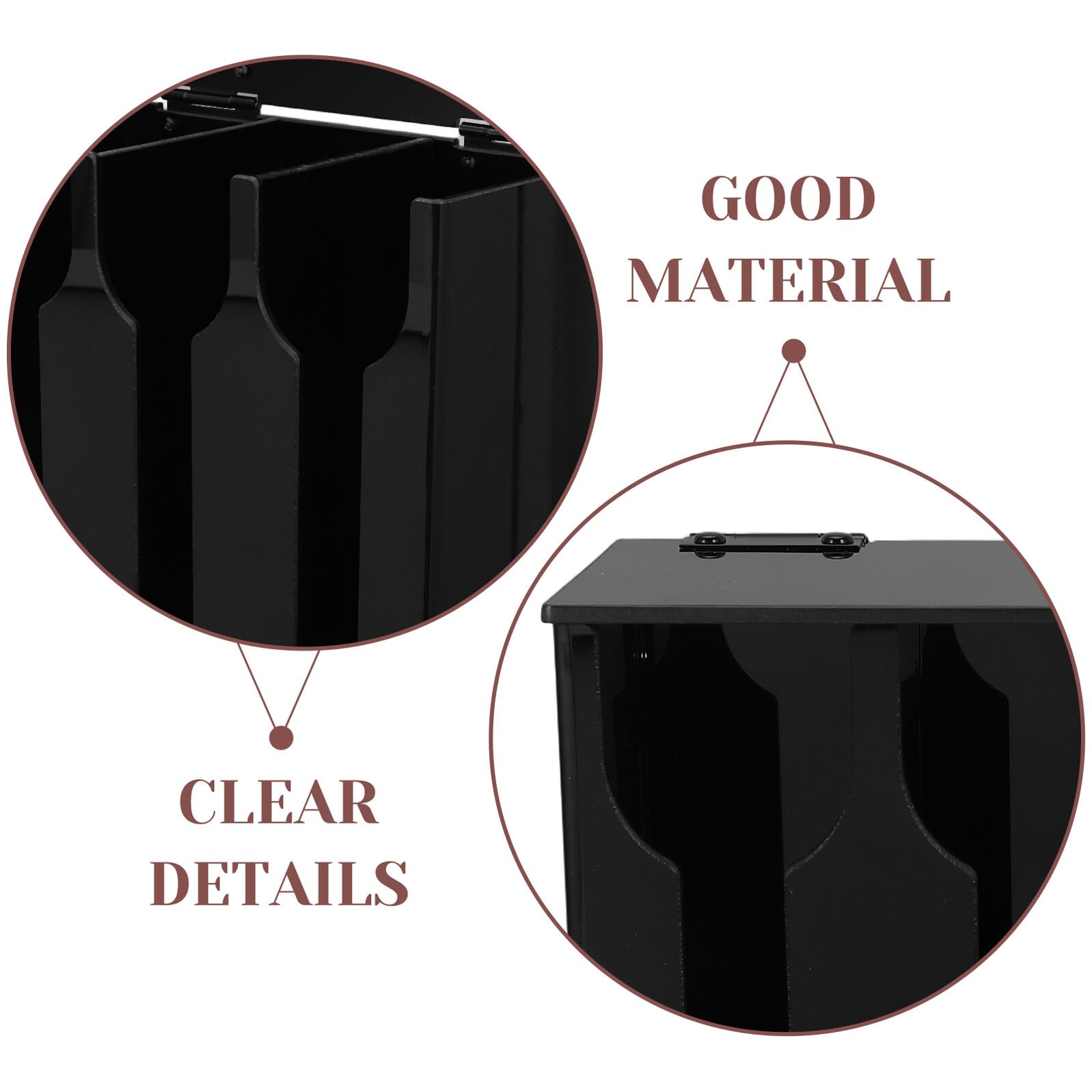 Estante de almacenamiento porta cucharas para encimera soporte para cuchara de cocina organizador de utensilios para encimera Acrílico Negro