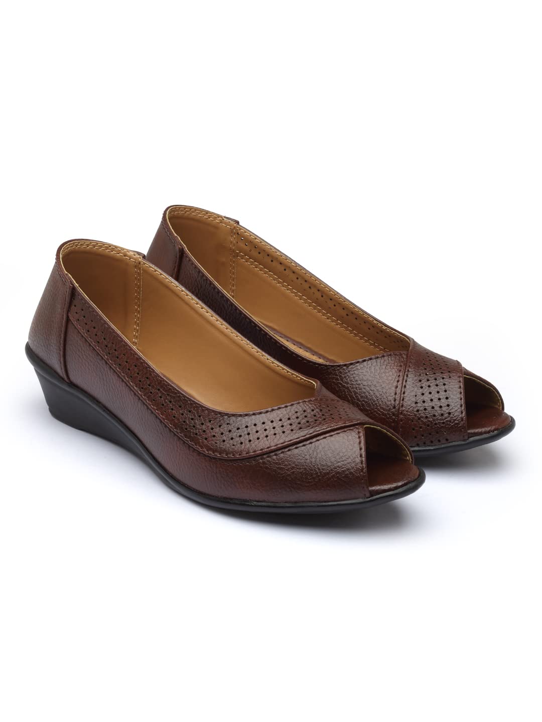 SNEAKERSVILLA Comfortable & Fashionable Bellies for Womens & Girls Ballet Flats Bellies (Brown, 9) (B0CK4H91SG) Amazon Price History, Amazon Price Tracker