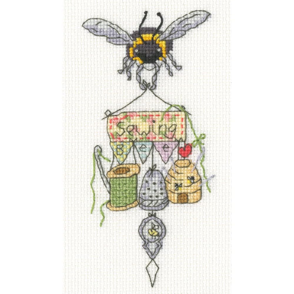 Bothy Threads Counted Cross Stitch Kit - Sewing Bee