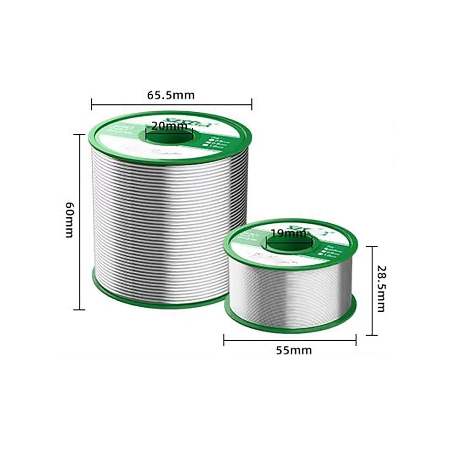 Bezołowiowy drut lutowniczy 100 PPM 700 g z zawartością 2% topnik lutowniczy elektryczny stop lutowniczy 99,3% cyna - 1,2 mm