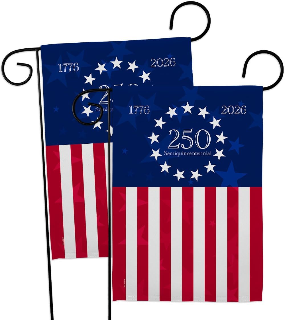 USA 250 Semiquincentennial Betsy Ross Flag 2 Pcs Pack Wall Decor Home Tapestry Poster America 250 Merchandise Independence Day Decorations American Flags 250th Anniversary Patriotic July 4th Gifts