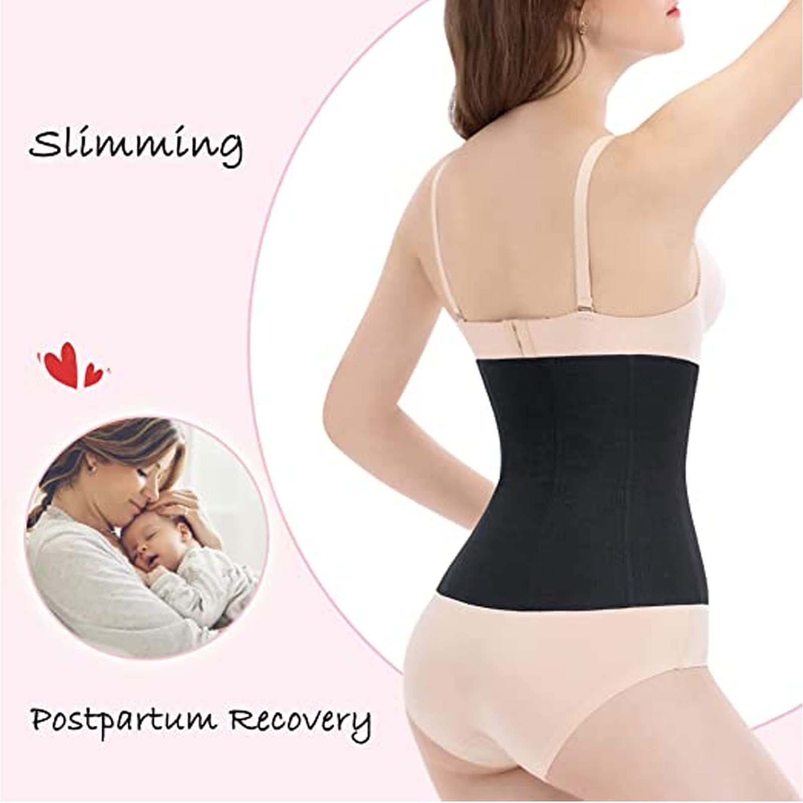 Dames Taille Trainer Corset Rits Vest Body Shaper Riem voor Vrouwen Corset Body Shaper Buikcontrole Gewichtsverlies Workout Sport,Black,L