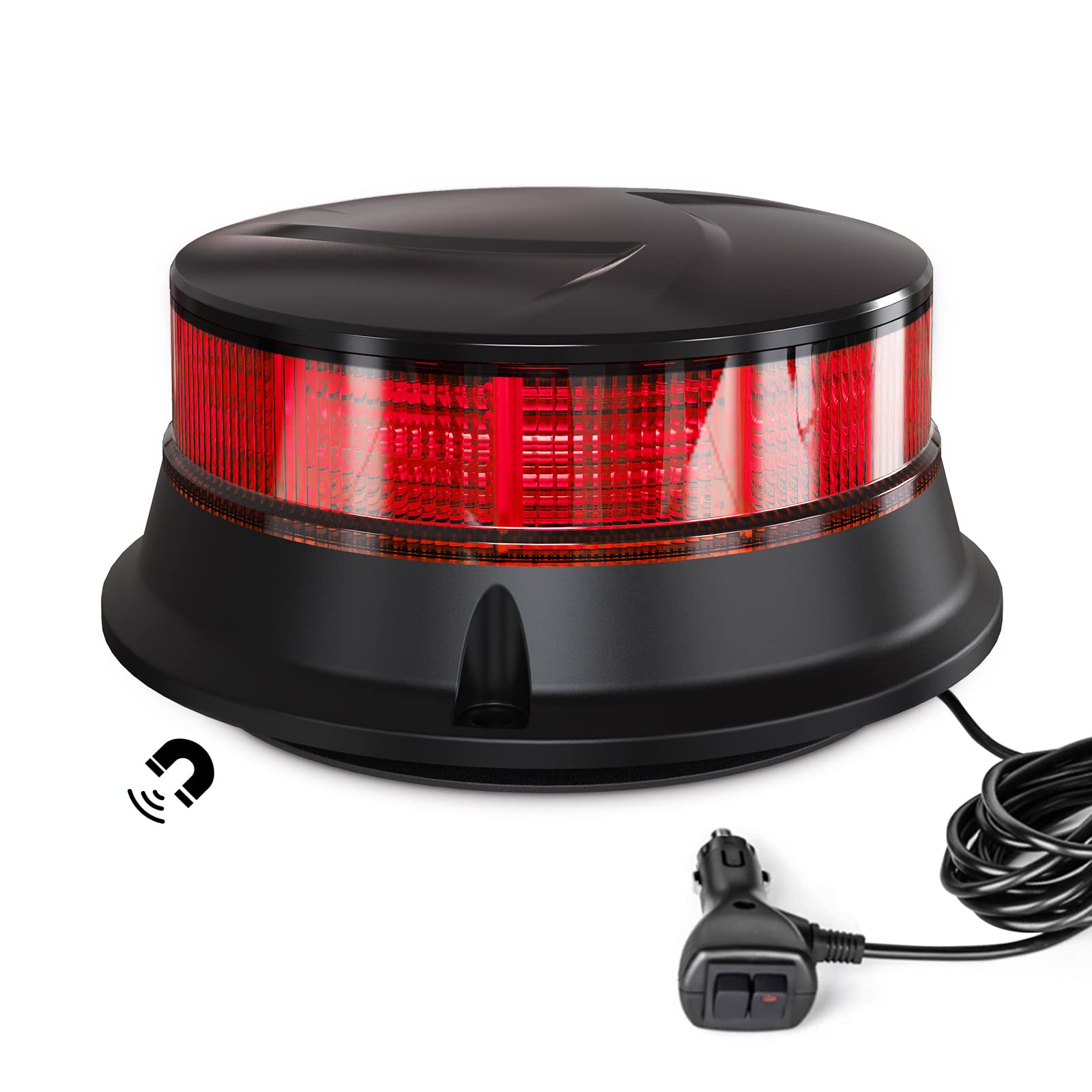 Buy Agrieyes Red Beacon Light 4.2Inch, 7 Flashing Modes Safety Warning