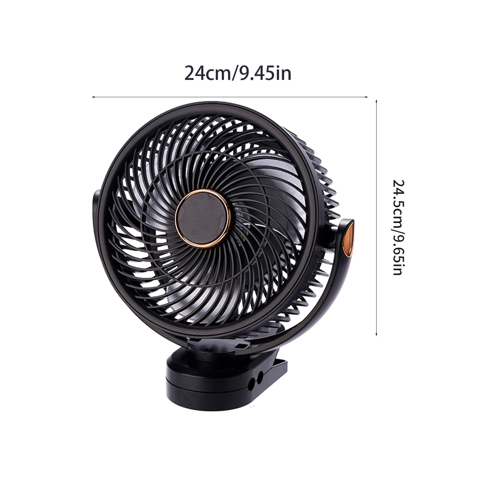Ventilatore da Tavolo USB Ventilatore da Campeggio a Batteria Ricaricabile Dispositivo Raffreddamento a velocità Regolabile per postazioni Lavoro Tenda da Campeggio all ' Aperto