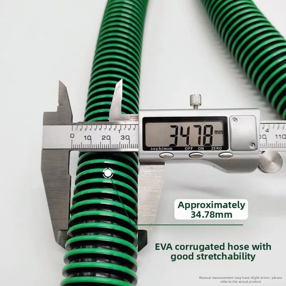 Tuyau d'extraction de poussière 5 m/3,5 m pour machine à papier abrasif électrique compatible avec FESTOOL Tuyau d'aspiration sous vide pour ponceuses, scie à piste et autres outils électriques (5 m)