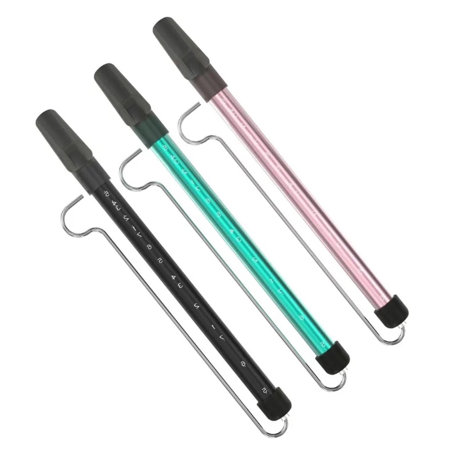 Flauto A Pistone Strumento musicale con asta scorrevole in acciaio superficie opaca, fischio scala in metallo, for artisti principianti Strumento Educazione Musicale(Pink)