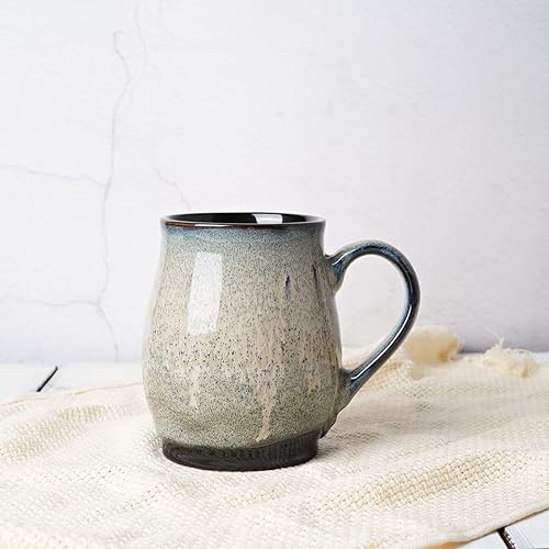 Miniatura 6 de Bosmarlin - Taza de cerámica extra grande para café, 25 onzas, apta para lavavajillas y microondas, taza grande y sobredimensionada para té para