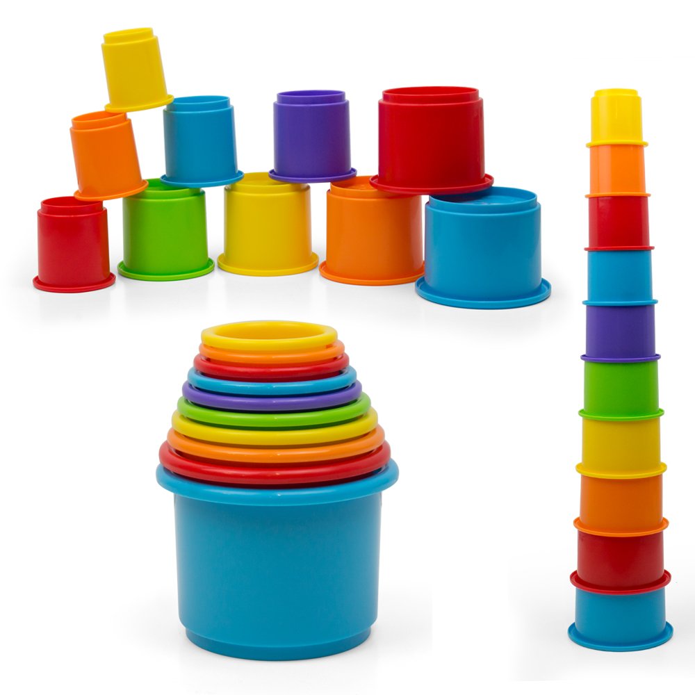 Rainbow Nesting \u0026 Stacking Cups Baby 