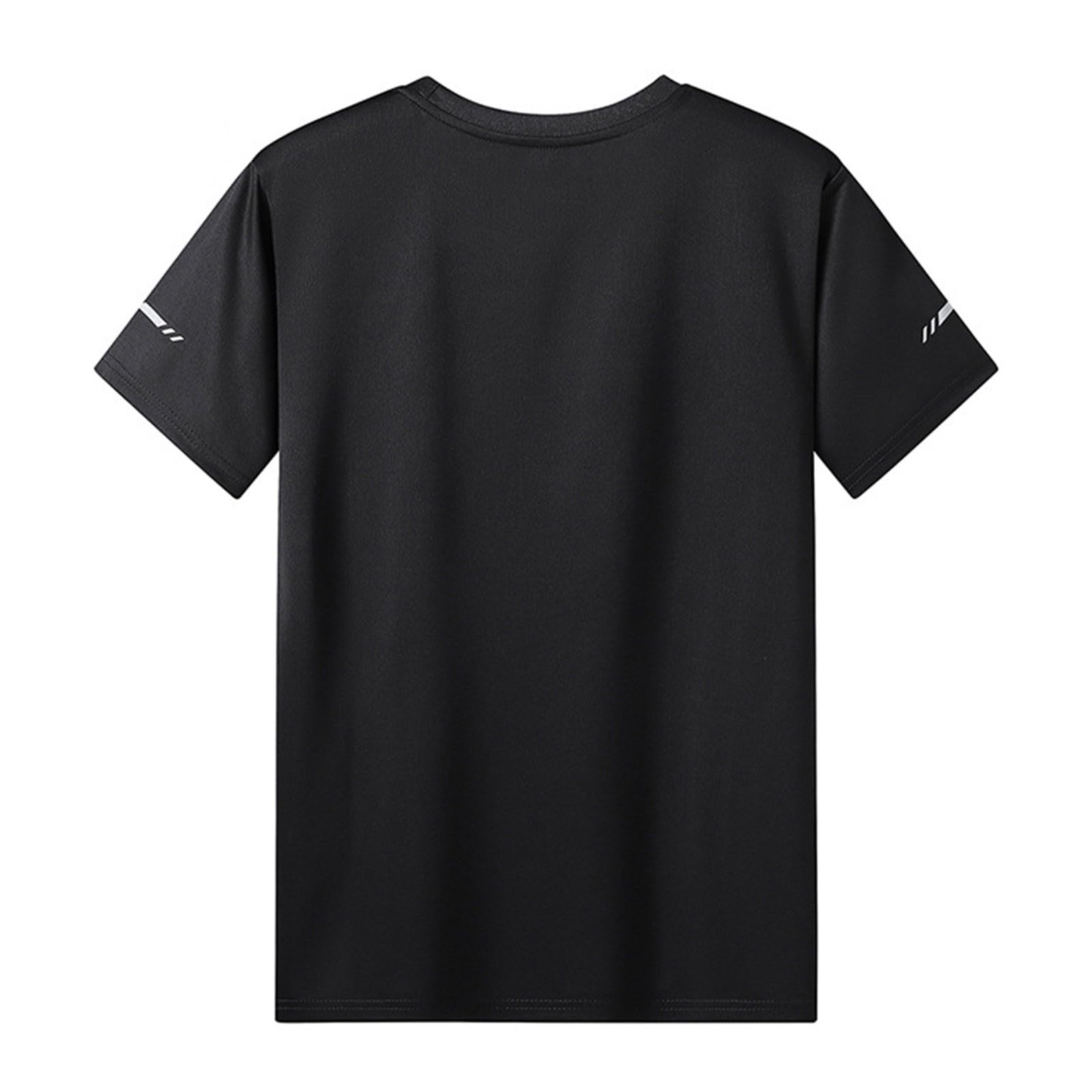 Camiseta para hombre, degradado de color, seda de hielo, de secado rápido, fina, fresca, transpirable, camiseta deportiva para exteriores, camiseta de baloncesto, clásica, suelta, informal, verano