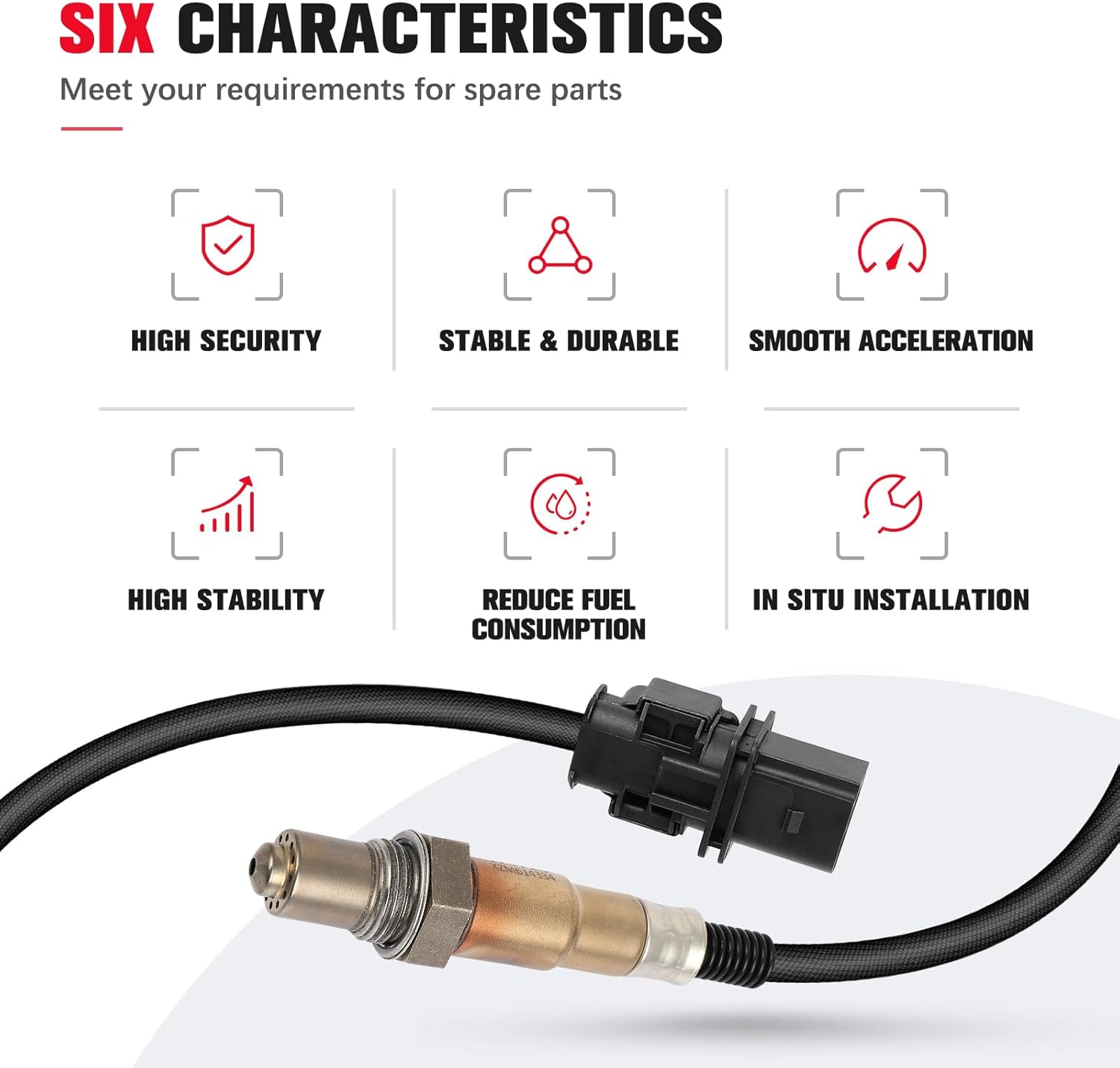 Oxygen Sensor Upstream O2 Sensor 234-5082 Fit for Hyundai Elantra 2011-2016, for Kia Forte 2014-2016, for Kia Forte 5 2014-2017