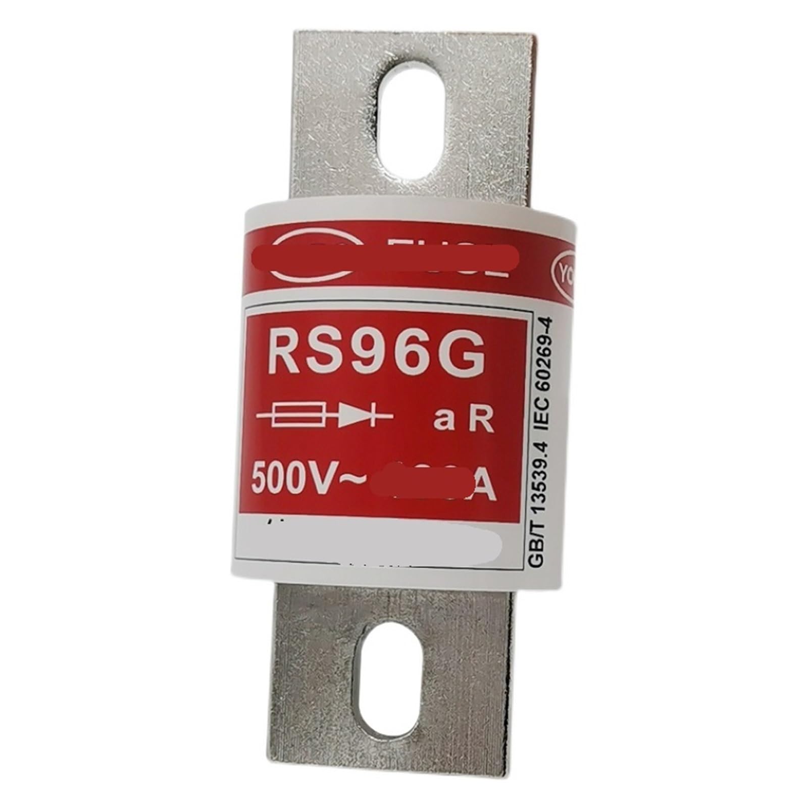 Fusible rapide RS96G 500V calibre au choix jusqu'à 225A pour protection d'armoire électrique