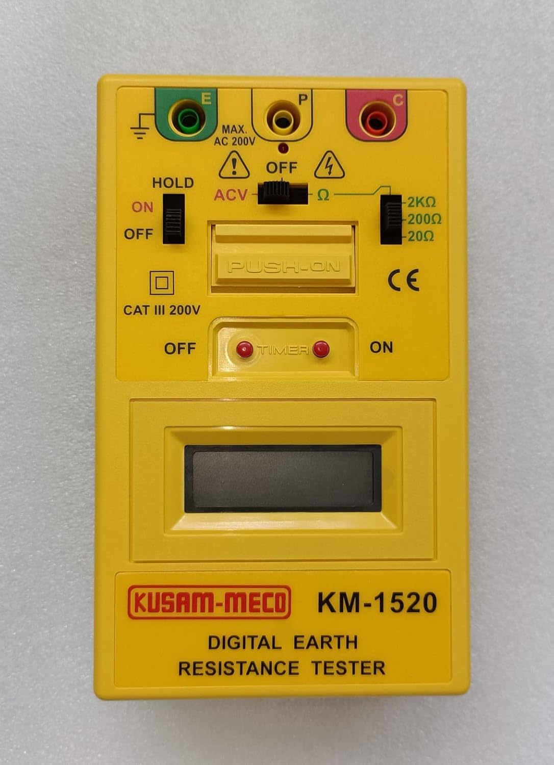 Kusam Meco KM1520 DIGITAL EARTH RESISTANCE TESTER (3 TERMINAL METHOD