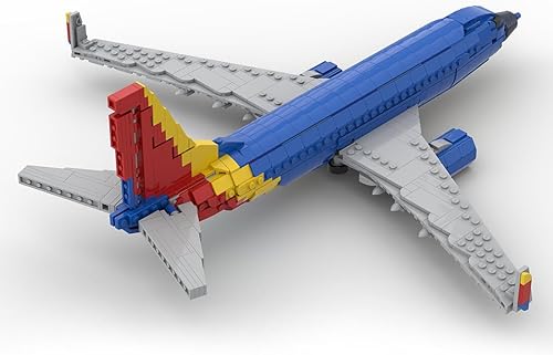 Miniatura 8 de MINDEN MOC-125916 180 737 - Modelo Southwest Large Jetliner, para niños y niñas, 1038PCS