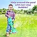 Weed Wacker Bubble Machine for Kids - Electronic Weed Eater Toy with Bubble Solution Included, Grass Trimmer Toy with Lights & Sounds, Outdoor Bubble Toy Gifts for Toddlers 3 4 5