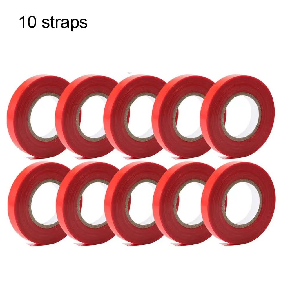 Rilegatrice Legatura della pianta meccanica giardino pianta tapetool tapeener +5 rotoli set per fiore di pepe cetriolo di pomodoro vegetale Rilegatrice a dorsi plastici(10 rolls of tape)