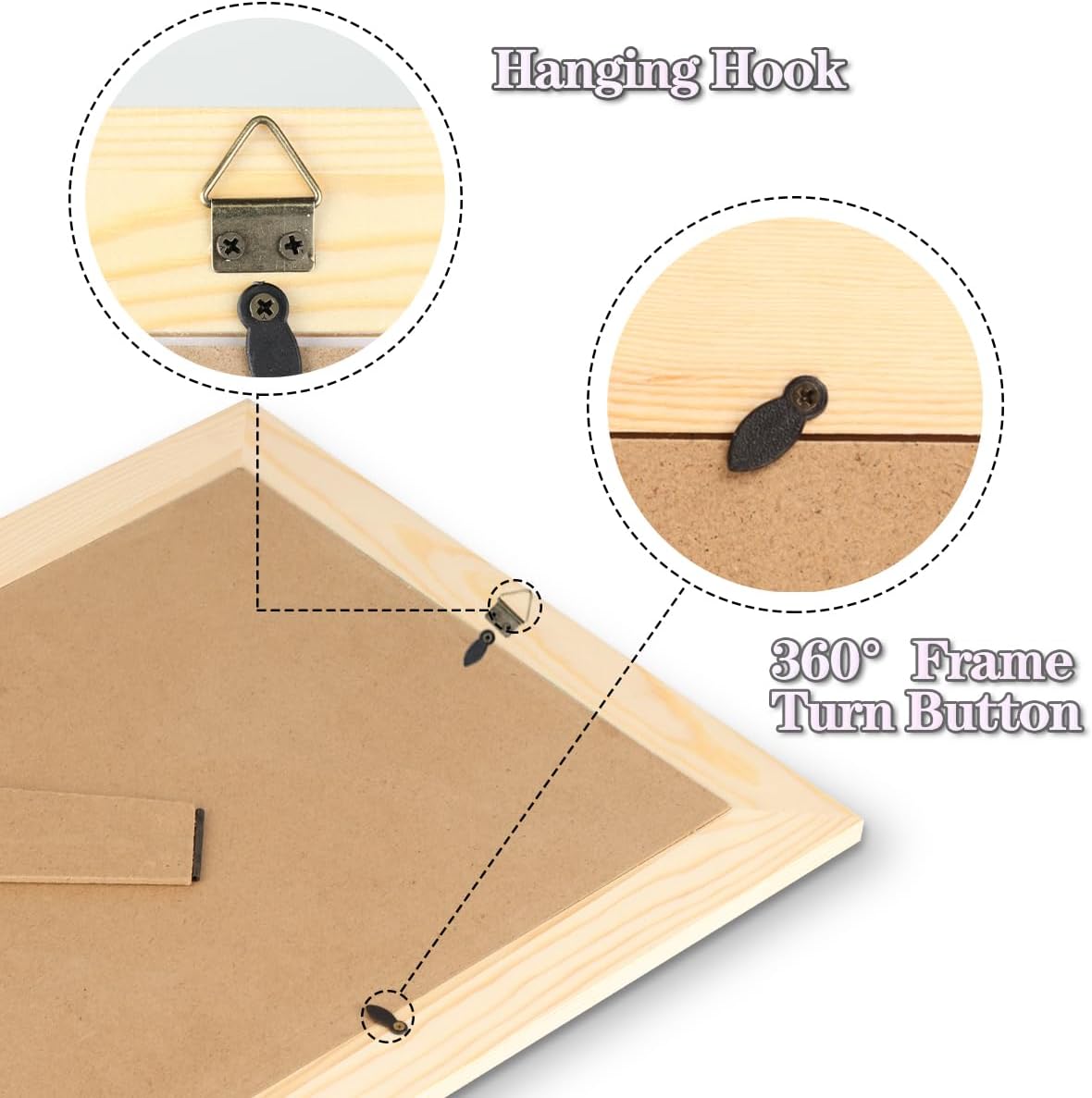 Shell Coral Sea 11x14 Picture Frame Starfish Coral Print Photo Frame 11 by 14,Horizontal & Vertical Display 8x10 or 11x14 Pictures For Desktop Wall Collage Decor