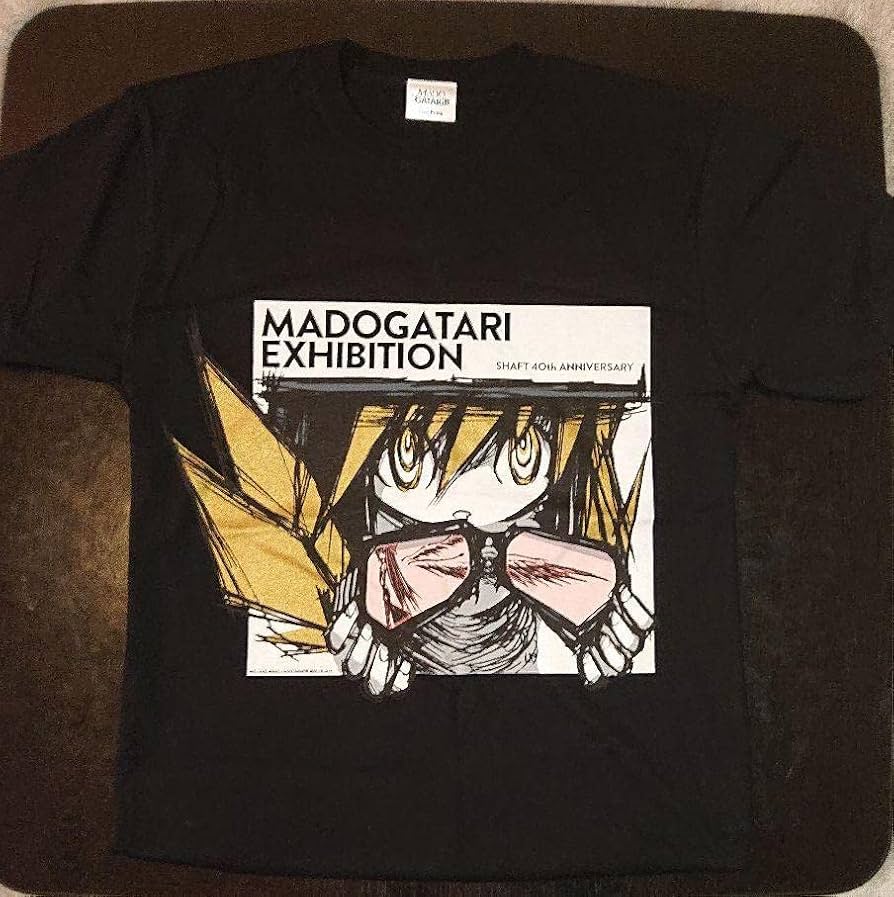 MADOGATARI展　Tシャツ　暁美ほむら&忍野忍 コミケ90「報知新聞ブース」にて初音ミク＆『MADOGATARI展』新作