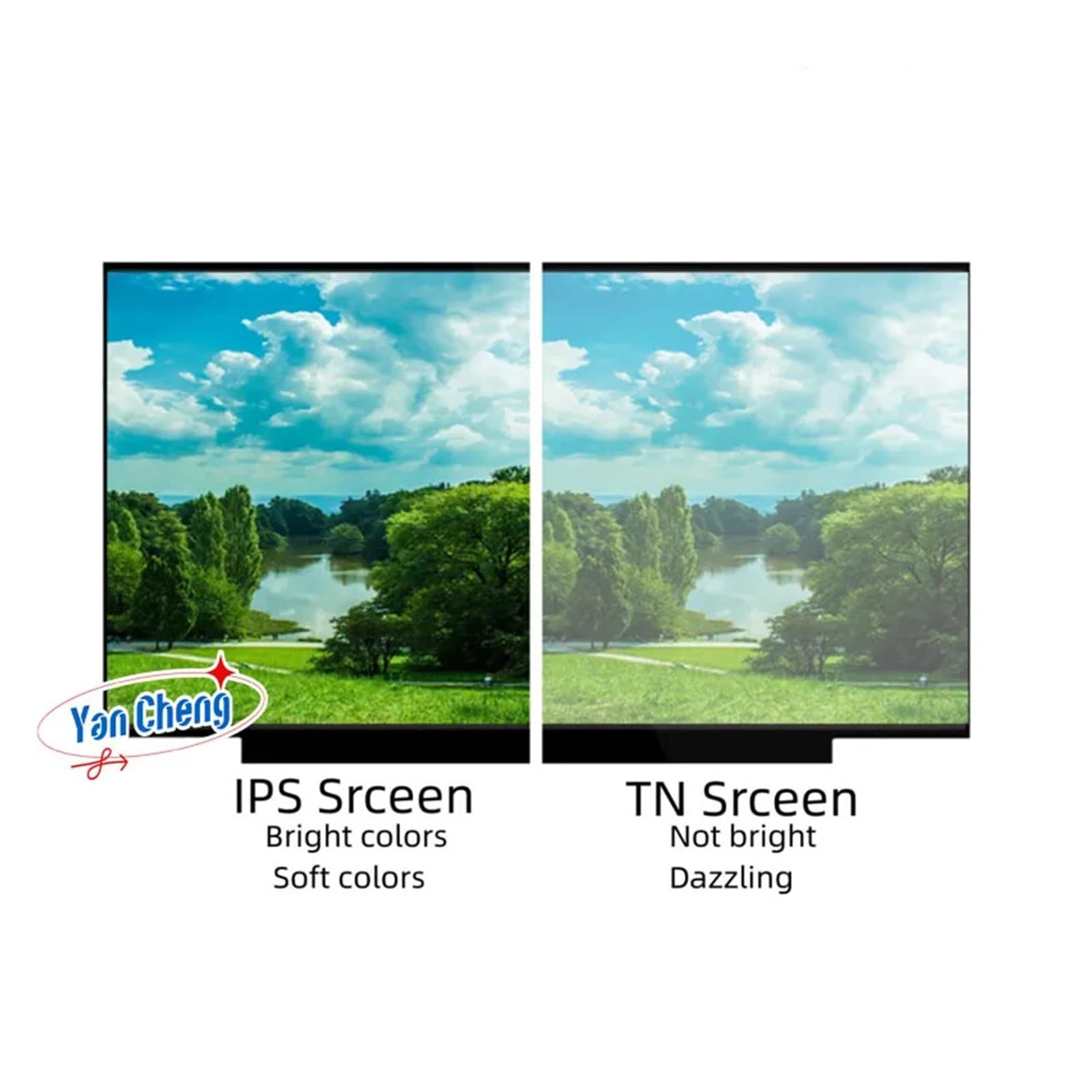 17,3-Zoll-Laptop-LCD-Bildschirm, B173HAN05.0 B173HAN05.1 B173HAN05.2 B173HAN05.4, Ersatz-Display-Panel 1920 x 1080 FHD EDP 40 Pins(B173HAN05.0)