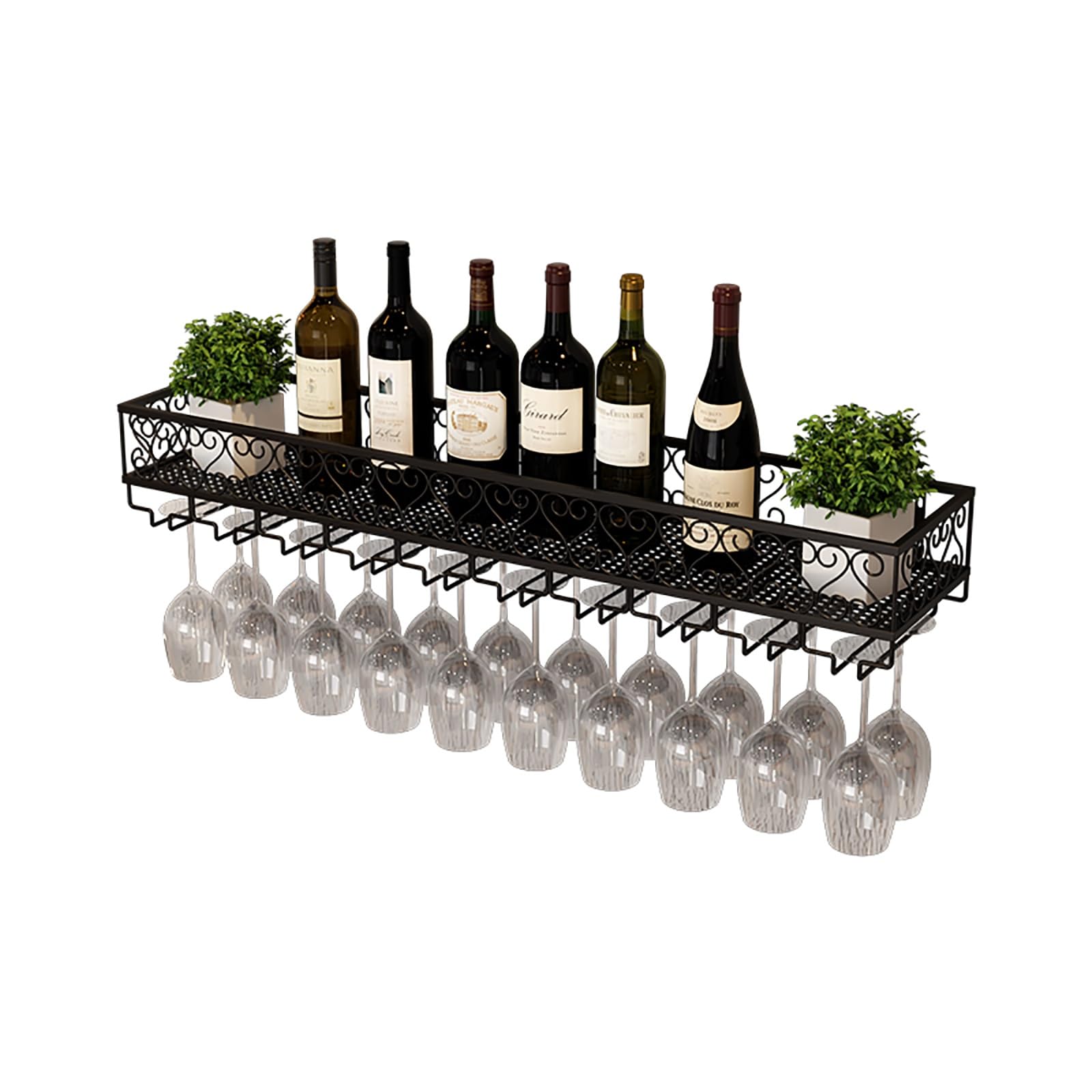 Casier à bouteilles de vin mural et pliable pour optimiser le rangement de la cuisine