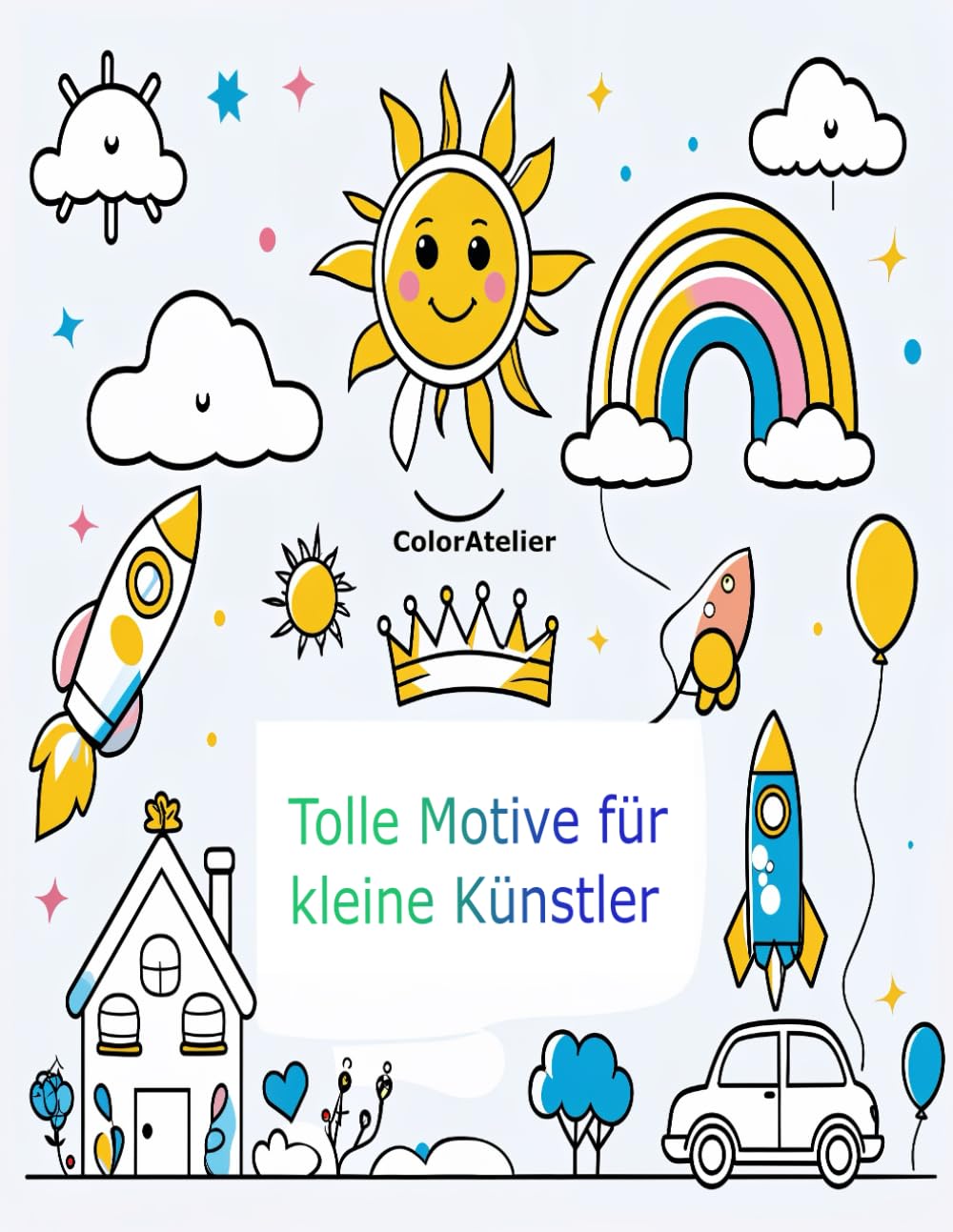 Tolle Motive für kleine Künstler: Entdecke die bunte Welt des Ausmalens!