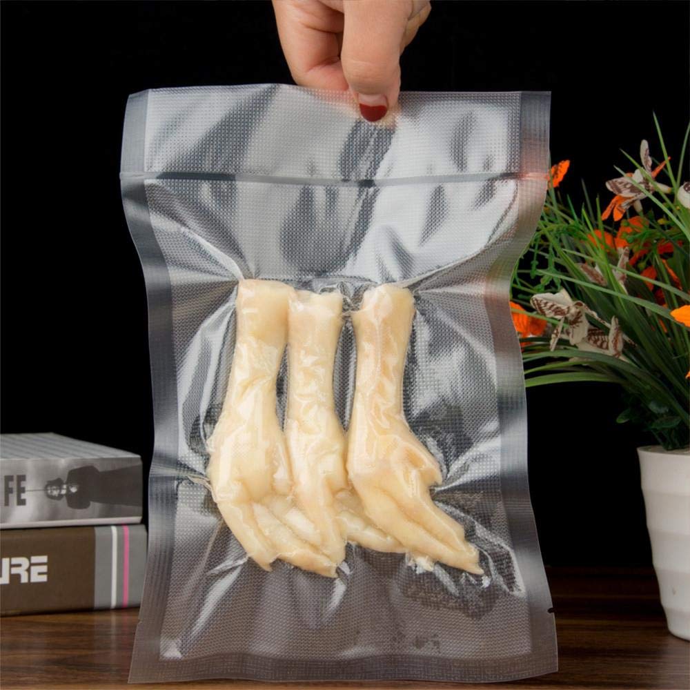 5 Rolle 20 x 500cm und 5 Rolle 25 x 500cm Vakuumrollen Catalpa Blume Vakuumfolie Vakuumbeutel mit Profil Einschweißen Vakuumverpackung mit Struktur Verpackungsfolie Vakuumrollen
