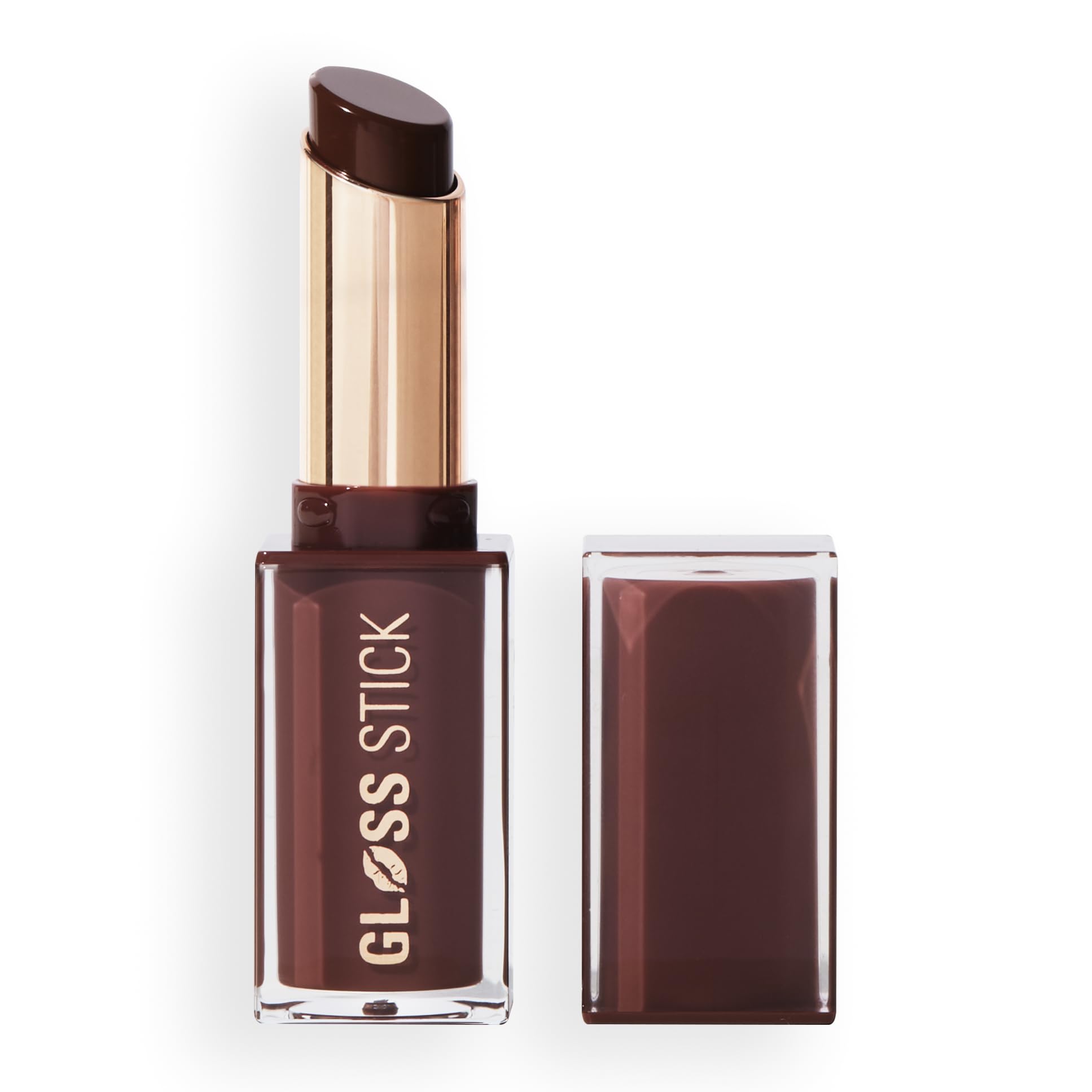Revolution Pout Lip Gloss, Hochglänzendes Lippen-Gloss mit Hyaluronsäure & Vitamin E, Vegan & Tierversuchsfrei, 3g, Chocolate Ganache