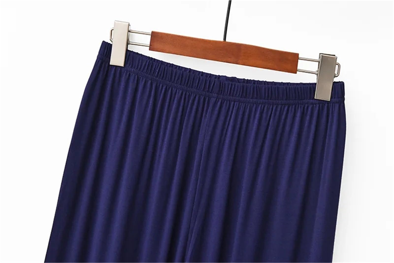 Pijamas para Mujer Conjuntos de Pijamas de Manga Larga for Mujer, Traje Liso Holgado, Transpirable y Suave, Ropa de casa cómoda(Dark Blue,M)