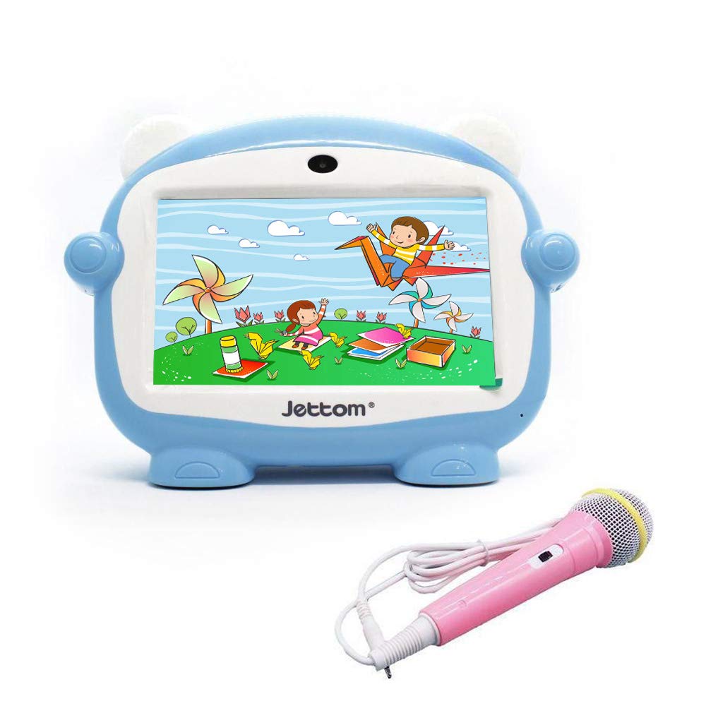 Crony JETTOM J1 7-inch 8GB ROM 512MB RAM 2G IPS LCD Dual Camera Kids Tablet (Blue)