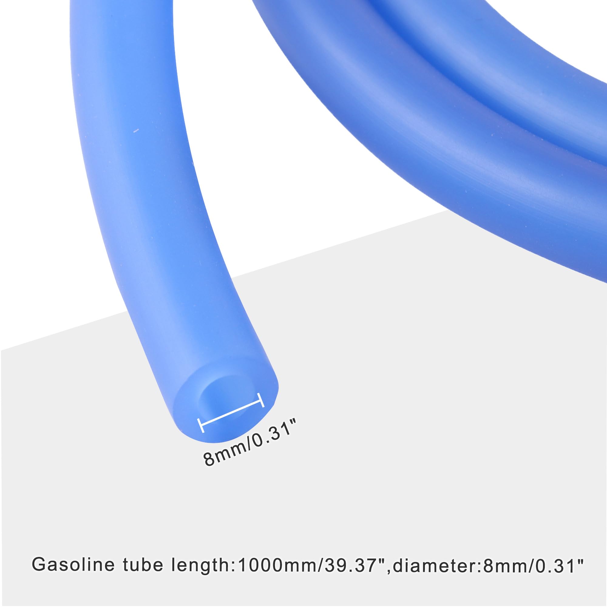 Filtre A Carburant GOOFIT Bleu Moto Essence Filtre à Carburant Ligne Filtre Essence 6mm