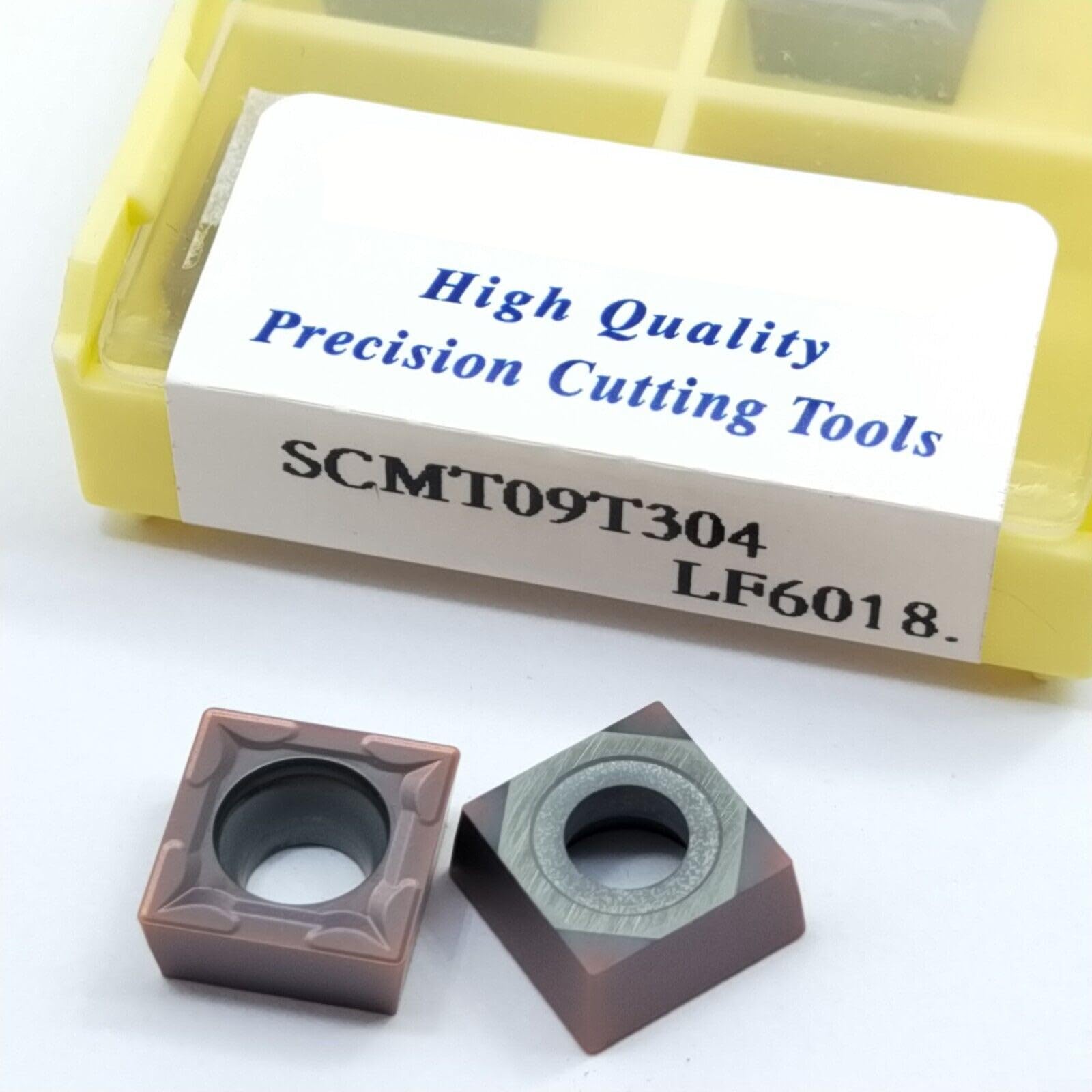 Lot De 10 Inserts Carrés En Carbure CNC Avec Boîte SCMT09T304