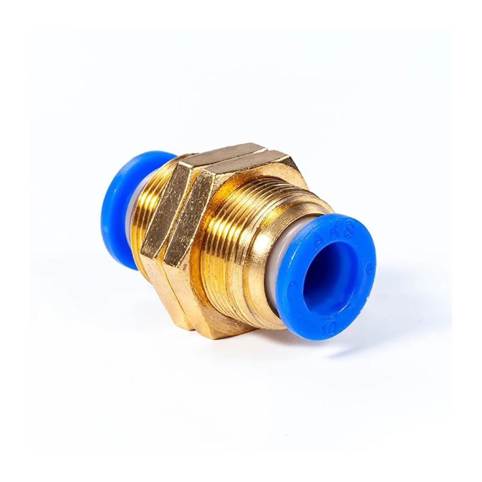 Raccordo rapido in ottone for tubo flessibile dritto PM Air Pneumatic da 4 mm a 12 mm di diametro esterno, con attacco rapido a pressione One Touch nel connettore del gas(PM10,10pcs)