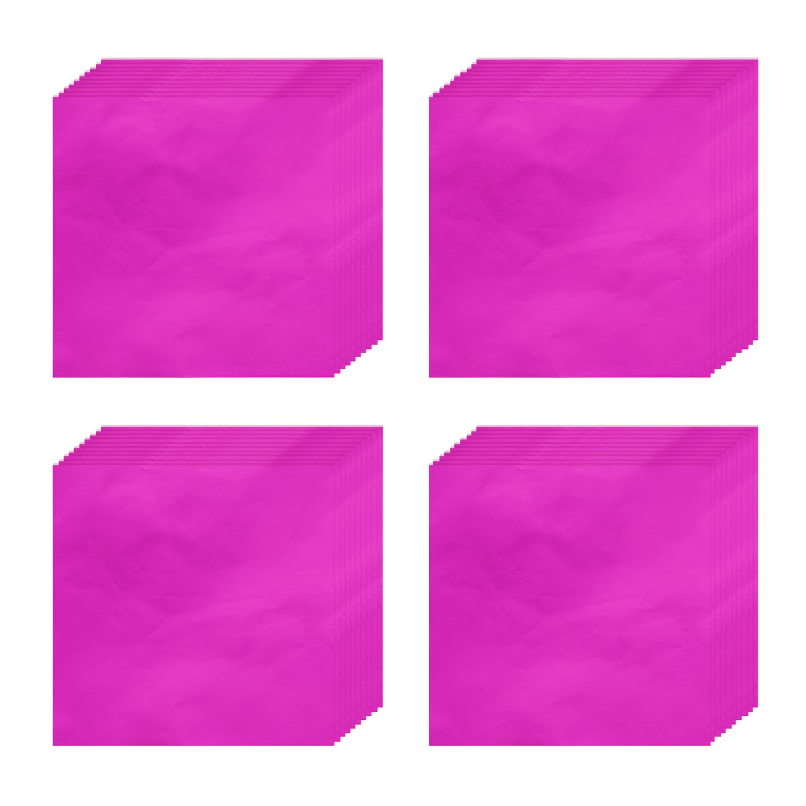 uxcell 300pcs Foil Candy Wrappers, 4 x 4 Inch Chocolate Bar Wrappers, Aluminum Foil Paper for Caramel Candy Packaging Decoration (Rose Red, Glossy Finish)