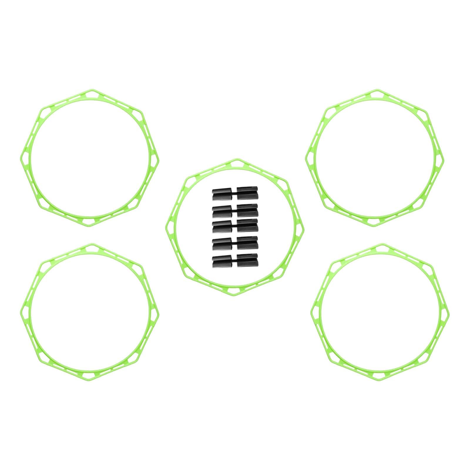 CALANDIS™ 5X Agility Rings Speed Rings for Indoor or Outdoor Use Practice Games Hockey Green | Training Aids | Soccer | Team Sports-image-32