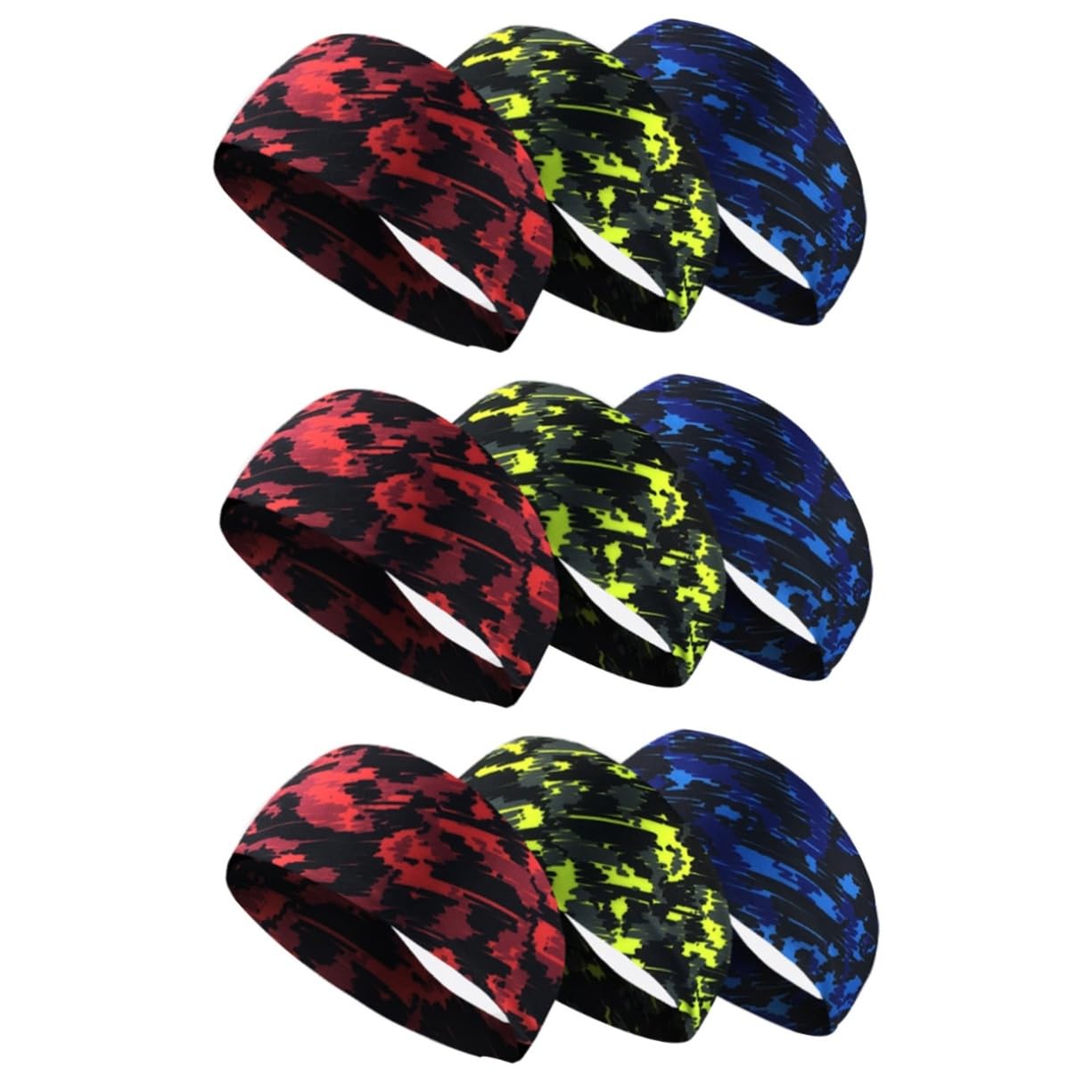 BESPORTBLE 6 Stück Herren-Stirnband Kopfwickel Für Männer Bandana Für Männer Stirnbänder Für Männer Elastisches Haarband Fußball-Stirnbänder Sport-Haarband Stirnbänder Für Yoga