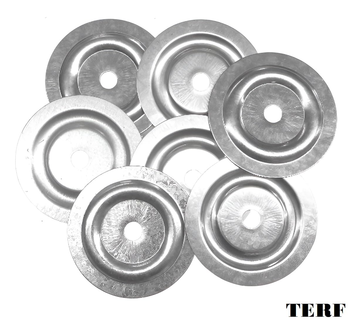 TERF® 70mm Metal Insulation Fixing Discs 70mm (2.75 inch) Metal Insulation Discs Plasterboard Washer for Wall Ceiling Fixings - Image 2