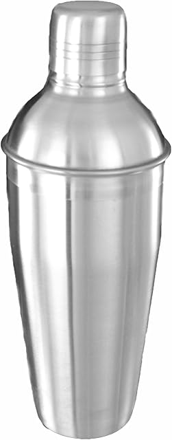 Buckingham, Cocktail Shaker, Mixer Bar Set-750 ml, Stainless Steel, Multi, 9.3 x 9.3 x 25.5 cm