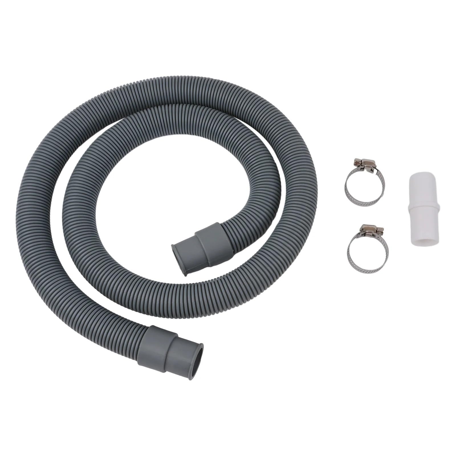 Rrypbovg One Color Washing Machine Drain Hose 1M Washing Machine Dishwasher Drain Waste Hose Extension Pipe Kit Washer & Dryers Drain Hose Extension Pipe Kit
