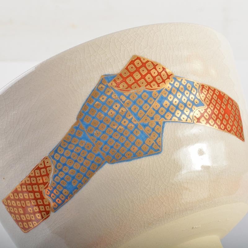 京焼 原平窯 加藤昌山造 御本手結熨斗 数茶碗 九客 共