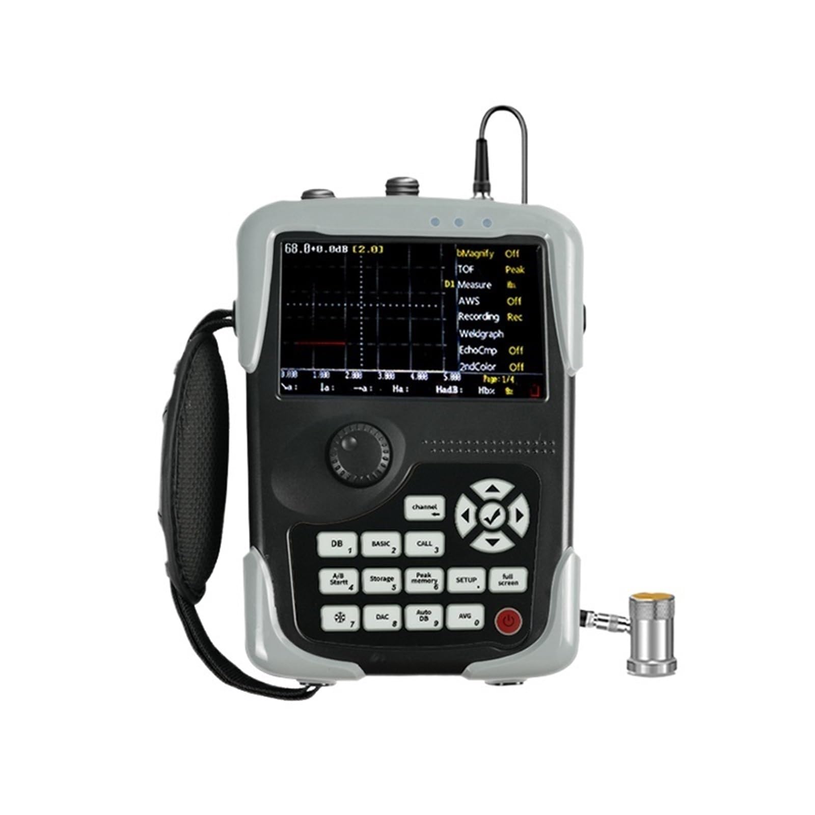 M-Ultral 10 Détecteur de défauts à ultrasons IP54 Protection Métal Fissures internes Inspection Cuivre Aluminium