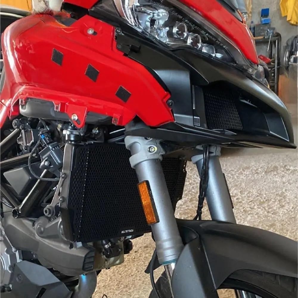 Radiador Protector Parrilla Cubierta Protectora Para Parrilla Radiador Motocicleta, Protector Enfriador De Aceite Para Multistrada V2 V2S MTS S 2020 2021 2022 2023