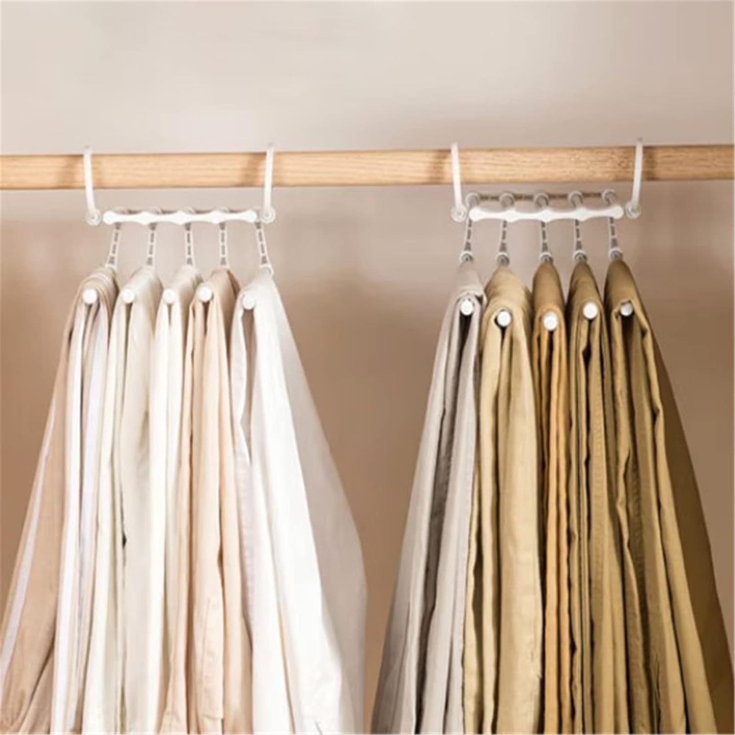Pants Hangers Multi-Layer Trousers Clip Household Hanging Trousers Special Hanger Seamless Hanger